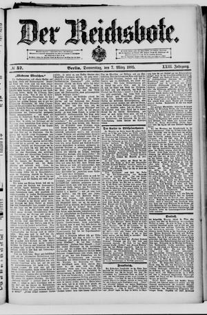 Der Reichsbote on Mar 7, 1895