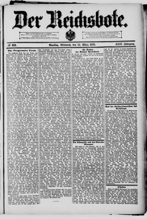 Der Reichsbote on Mar 13, 1895