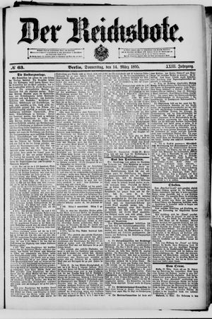 Der Reichsbote vom 14.03.1895