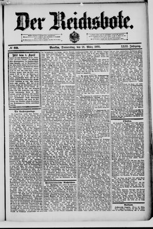Der Reichsbote on Mar 21, 1895