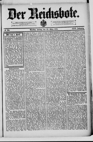 Der Reichsbote vom 22.03.1895