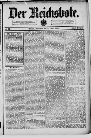 Der Reichsbote on Mar 23, 1895