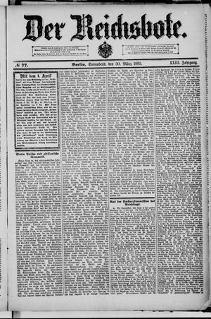 Der Reichsbote vom 30.03.1895