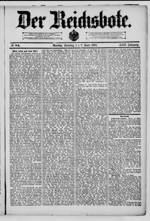 Der Reichsbote vom 07.04.1895