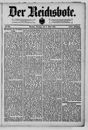 Der Reichsbote vom 09.04.1895