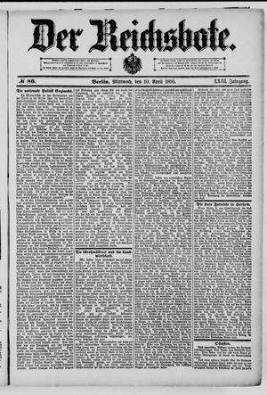 Der Reichsbote on Apr 10, 1895