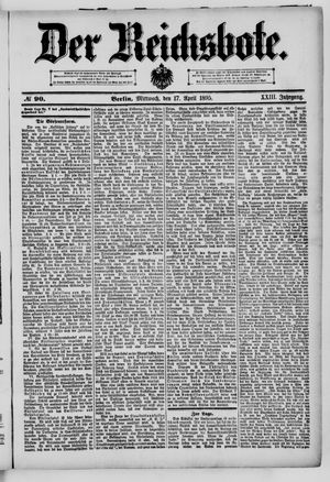 Der Reichsbote on Apr 17, 1895