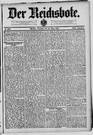 Der Reichsbote vom 30.04.1895