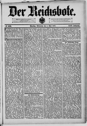 Der Reichsbote on May 1, 1895