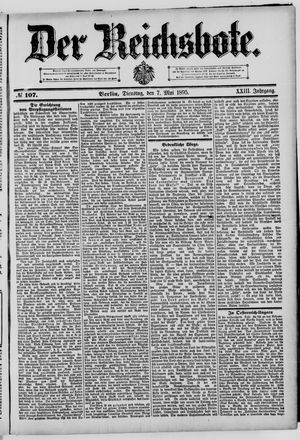 Der Reichsbote on May 7, 1895