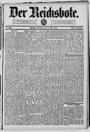 Der Reichsbote on May 14, 1895