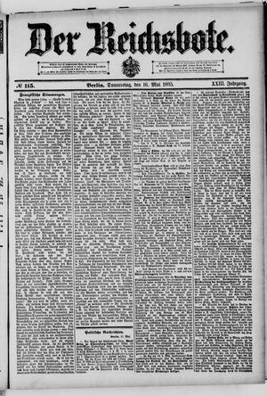 Der Reichsbote on May 16, 1895