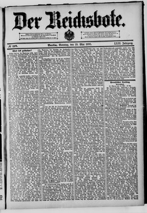 Der Reichsbote vom 19.05.1895