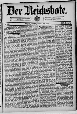 Der Reichsbote vom 21.05.1895