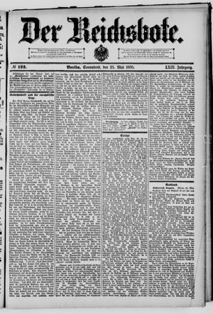 Der Reichsbote on May 25, 1895