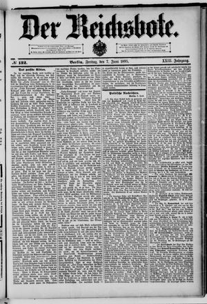 Der Reichsbote vom 07.06.1895
