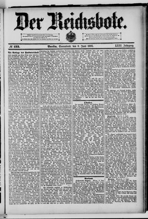 Der Reichsbote on Jun 8, 1895
