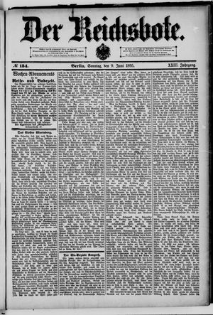 Der Reichsbote on Jun 9, 1895