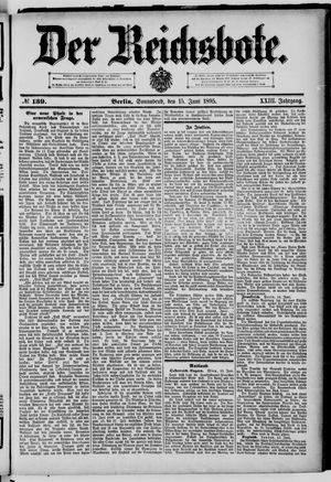 Der Reichsbote on Jun 15, 1895