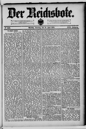 Der Reichsbote on Jun 16, 1895