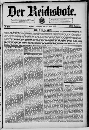 Der Reichsbote vom 18.06.1895