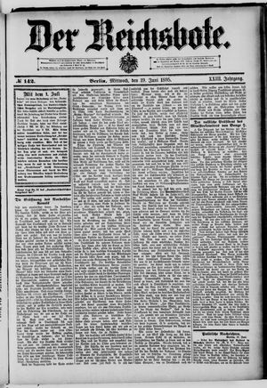 Der Reichsbote vom 19.06.1895