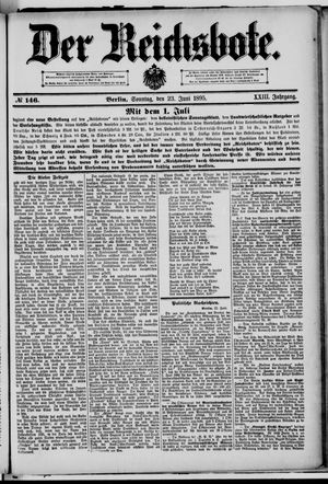 Der Reichsbote vom 23.06.1895