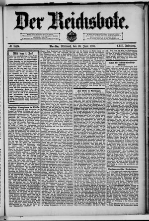 Der Reichsbote vom 26.06.1895