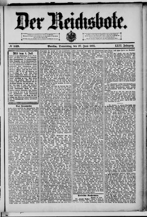Der Reichsbote vom 27.06.1895