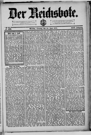 Der Reichsbote vom 30.06.1895