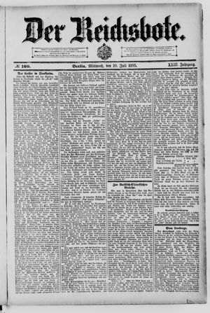 Der Reichsbote vom 10.07.1895