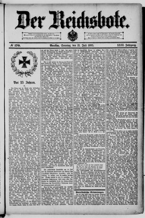Der Reichsbote vom 21.07.1895