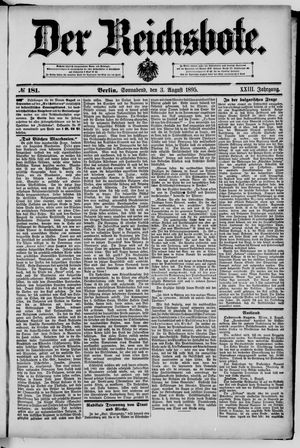 Der Reichsbote vom 03.08.1895