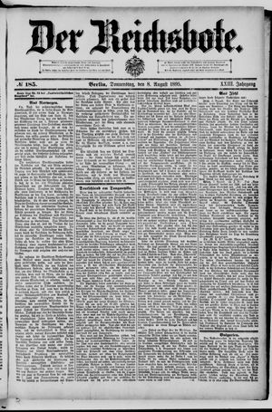 Der Reichsbote vom 08.08.1895