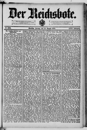 Der Reichsbote vom 16.08.1895