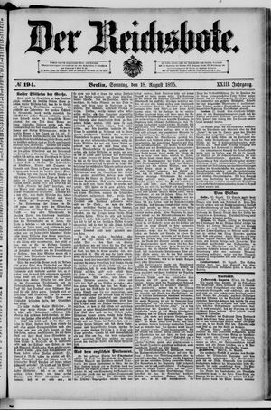 Der Reichsbote vom 18.08.1895