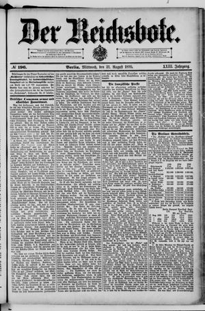 Der Reichsbote vom 21.08.1895