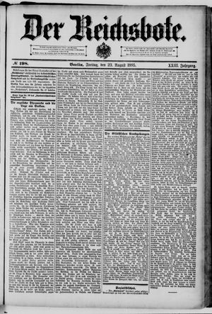 Der Reichsbote on Aug 23, 1895
