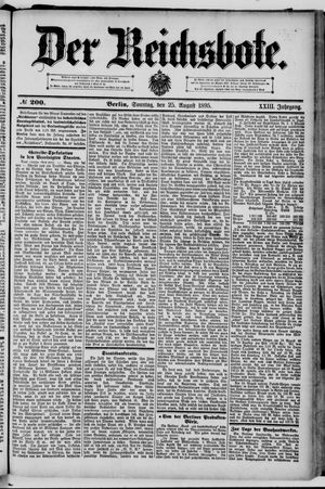 Der Reichsbote vom 25.08.1895