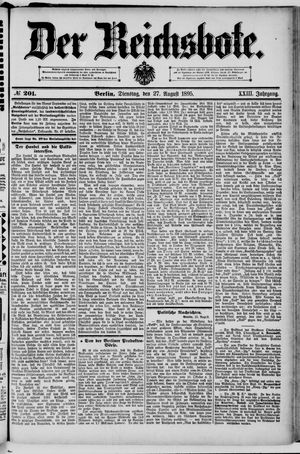 Der Reichsbote vom 27.08.1895