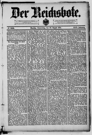 Der Reichsbote vom 29.08.1895