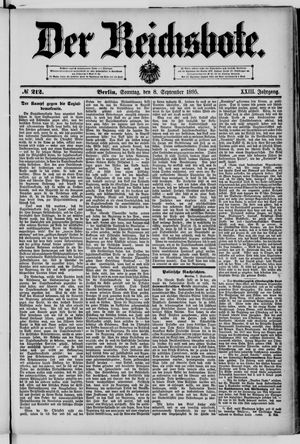 Der Reichsbote vom 08.09.1895