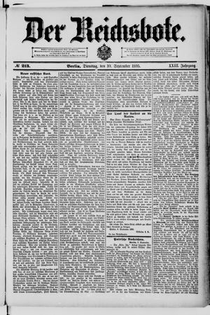Der Reichsbote on Sep 10, 1895