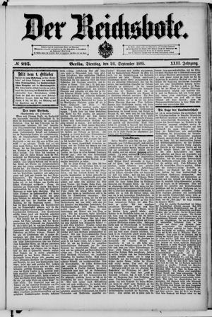 Der Reichsbote vom 24.09.1895