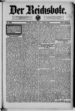 Der Reichsbote vom 01.10.1895