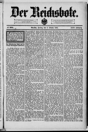 Der Reichsbote vom 04.10.1895