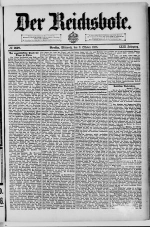 Der Reichsbote vom 09.10.1895