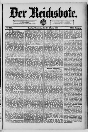 Der Reichsbote on Oct 10, 1895