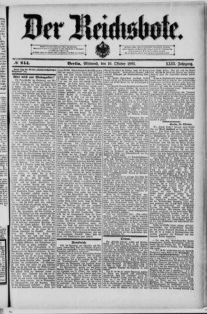 Der Reichsbote vom 16.10.1895