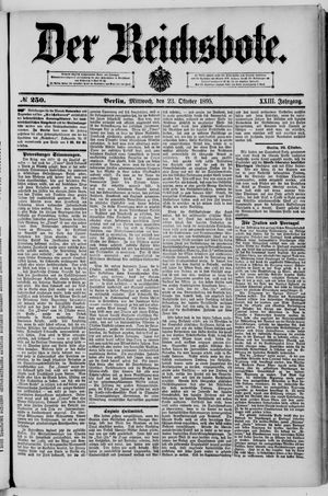 Der Reichsbote vom 23.10.1895